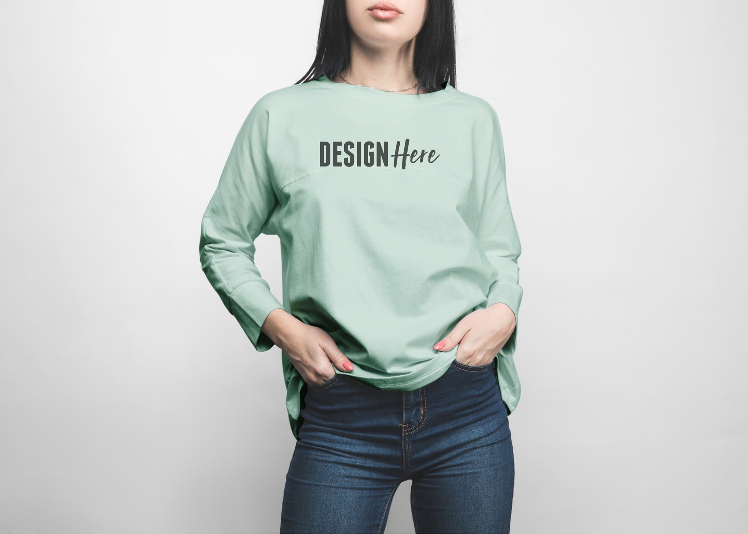 Download Long Sleeve Shirt Mockup Psd Mockup Template