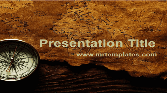 Old Map PPT Template