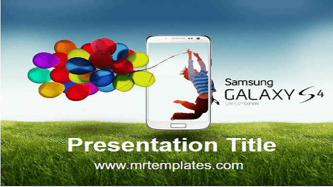 Galaxy S4 PPT Template