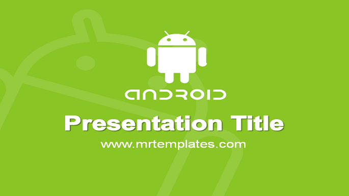 Green Android PPT Template