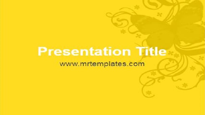 Butterfly PPT Template