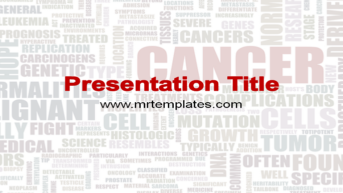 Cancer PPT Template