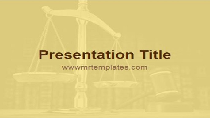 Law PPT Template