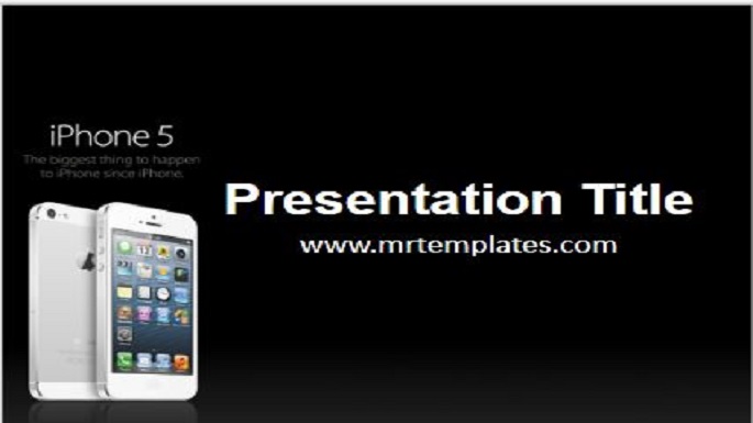 iPhone PPT Template