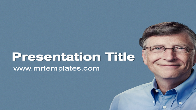 Bill Gates PPT Template