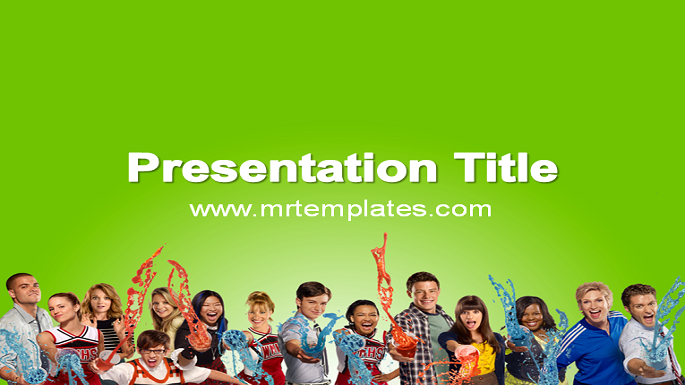 Glee PPT Template