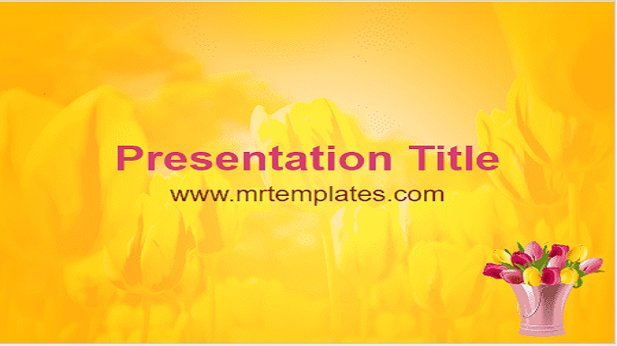 Tulips PPT Template
