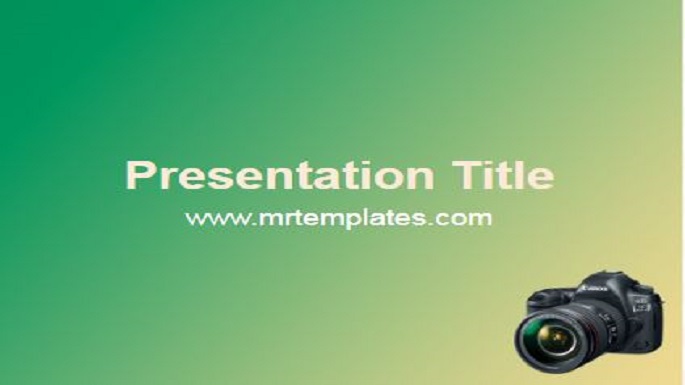 Camera PowerPoint Template