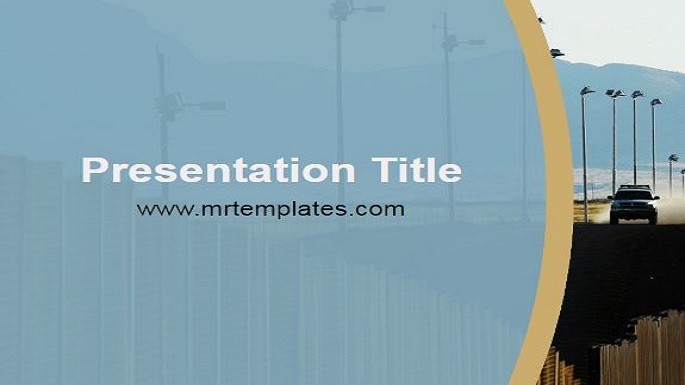 Mexican Wall PowerPoint Template