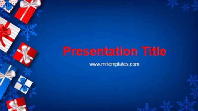 Christmas Gifts PPT Template