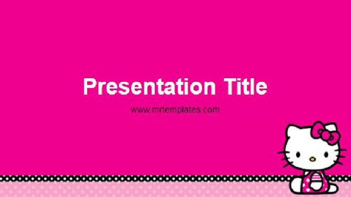 Hello Kitty PowerPoint Template