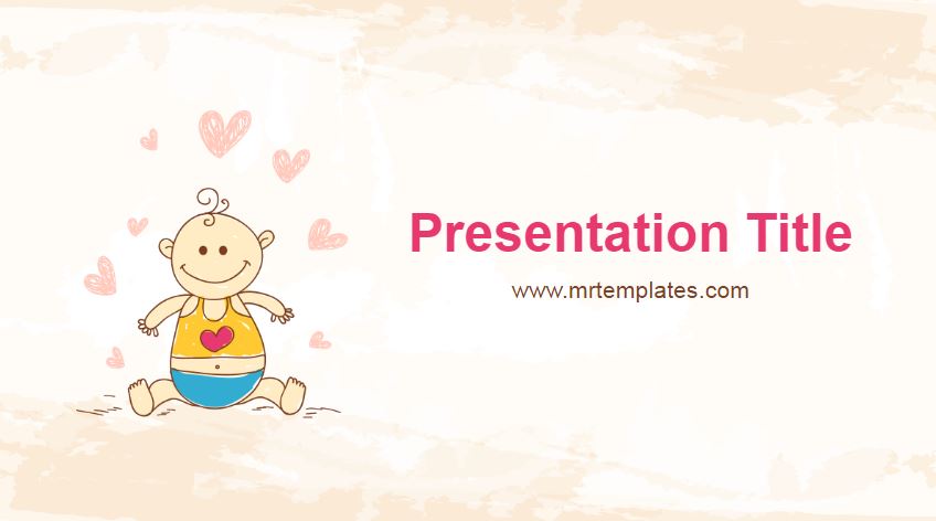 Baby Shower Ppt Template Graphicxtreme