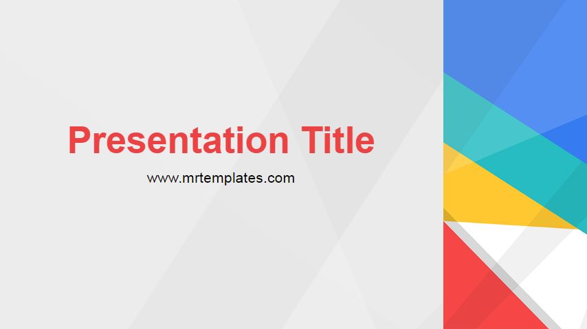 Material Design PPT Template