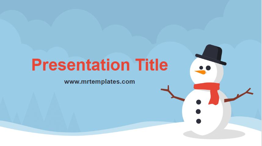 Snowman PowerPoint Template