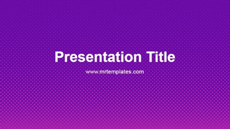 Purple PowerPoint Template - GraphicXtreme
