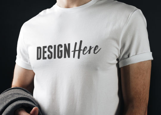 Tshirt Closeup Mockup - PSD Mockup Template | Download Now