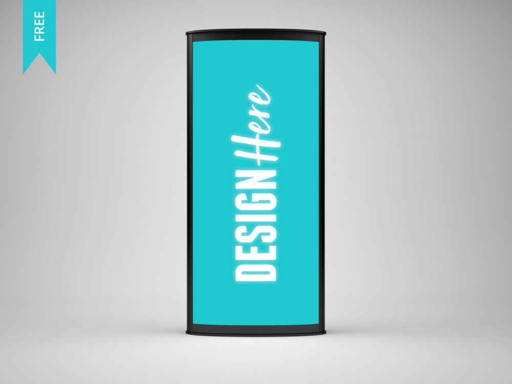 Download Free Banner Stand Mockup - PSD Mockup Template - Download Now