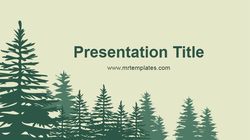 Forest Powerpoint Template Graphicxtreme