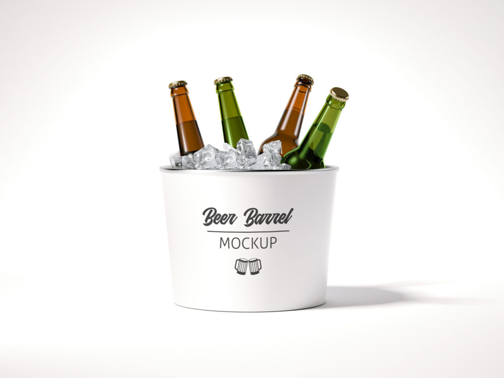 Download Beer Barrel Psd Mockup Realistic Mockup Download Now