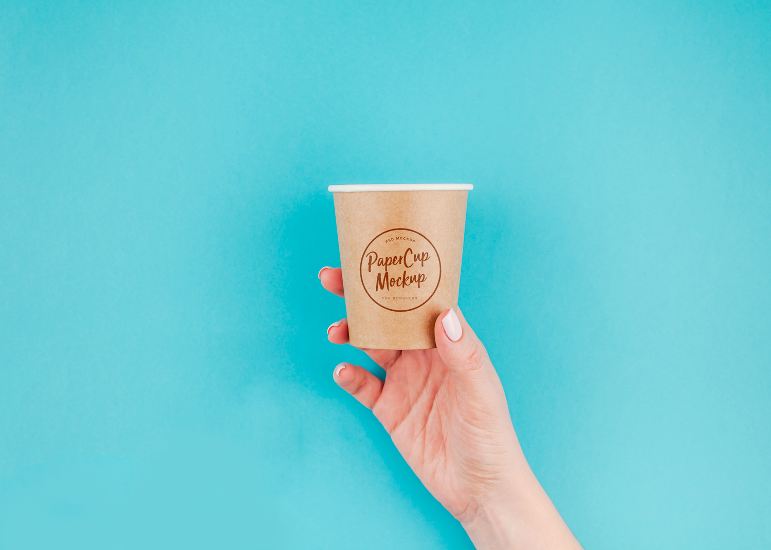 Coffee Cup in Hands Mockup