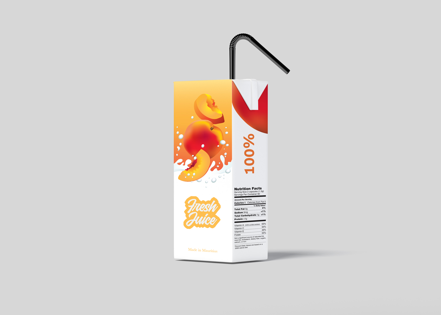 Juice Container Mockup