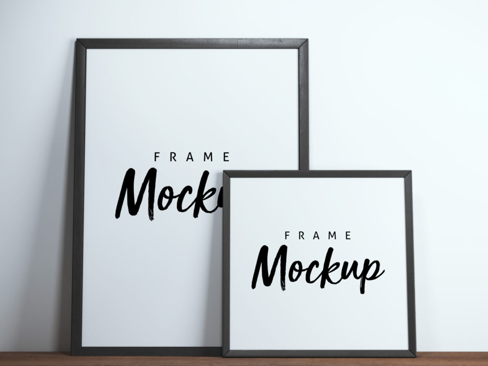 Frame Mockup For Lettering Artist