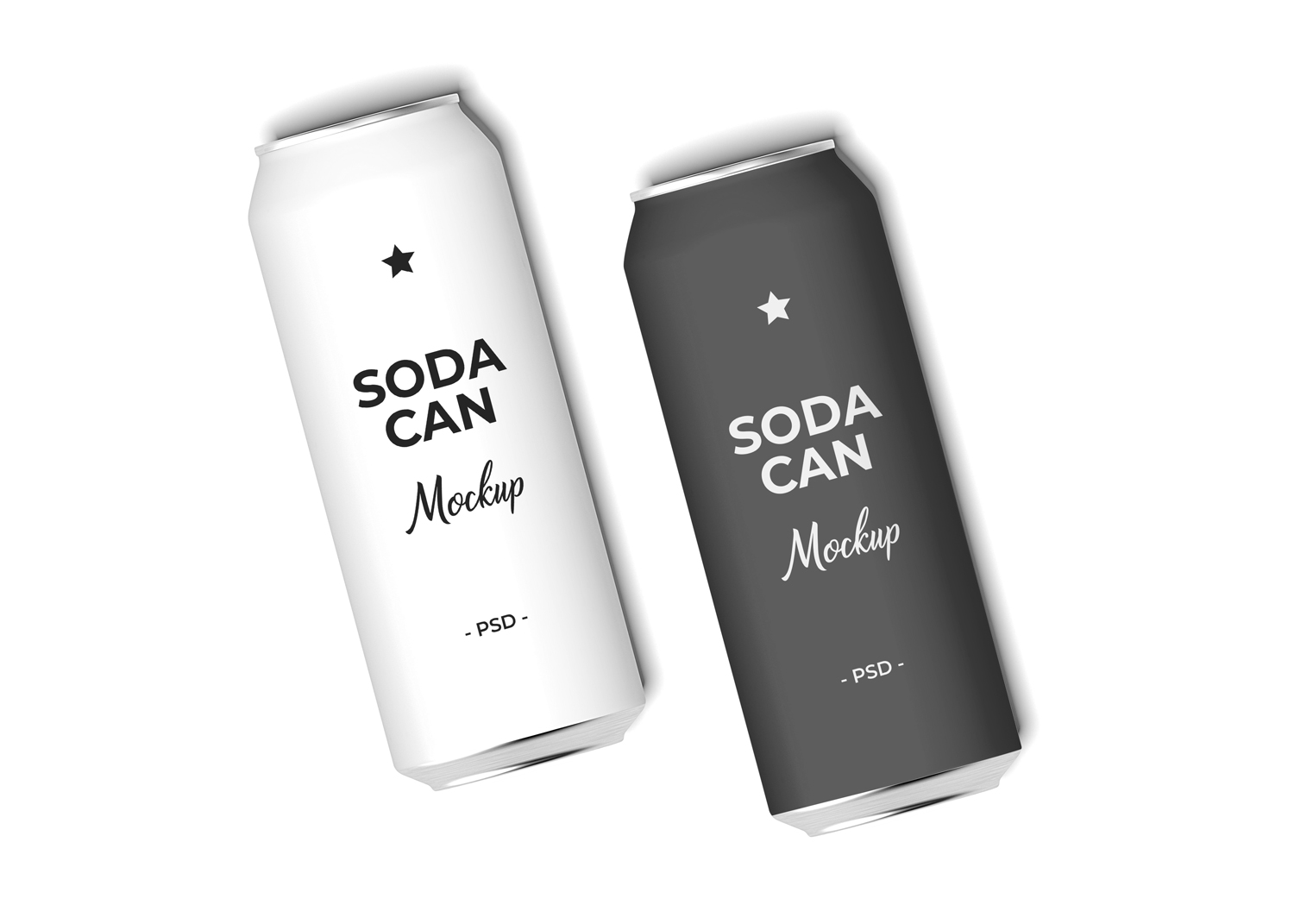 Download Realistic Soda Can Mockup - PSD Mockup - GraphicXtreme