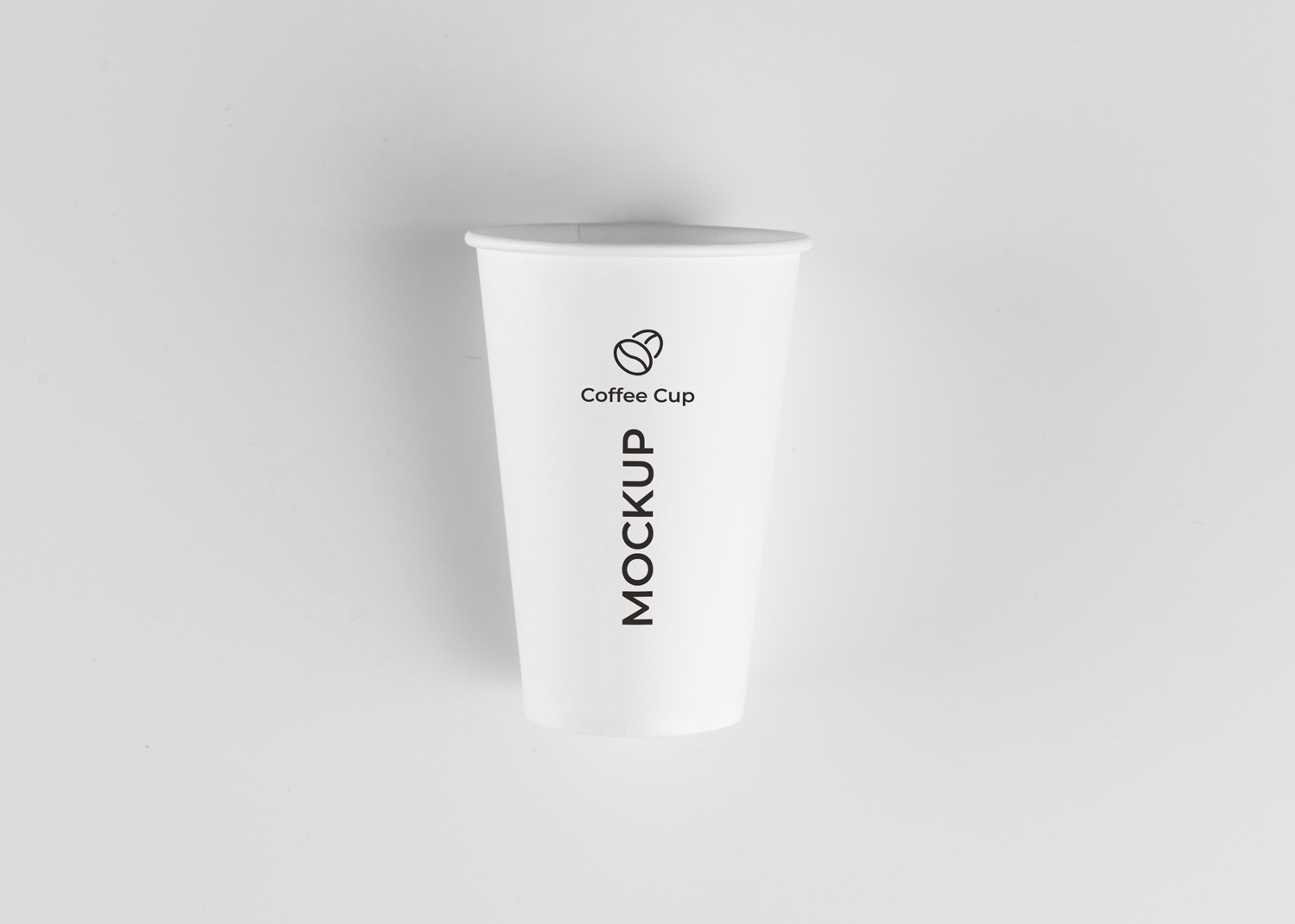 white paper blank cup mockup free download zip