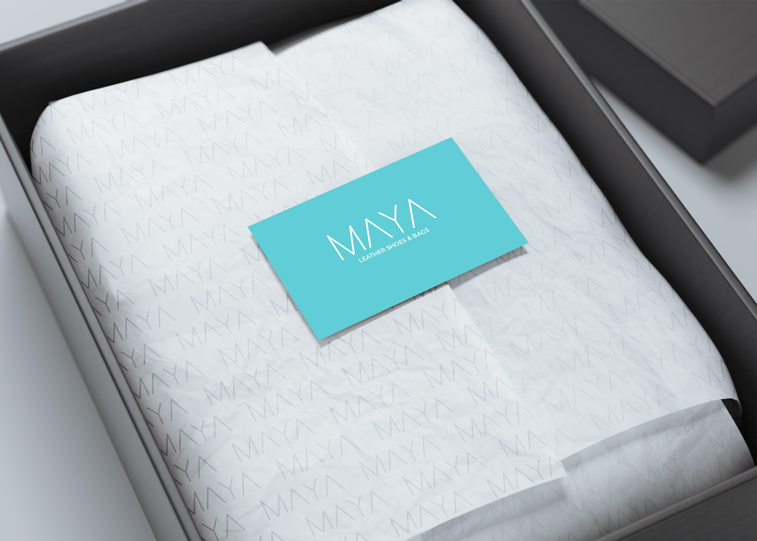 Wrapping Paper & Business Card Mockup