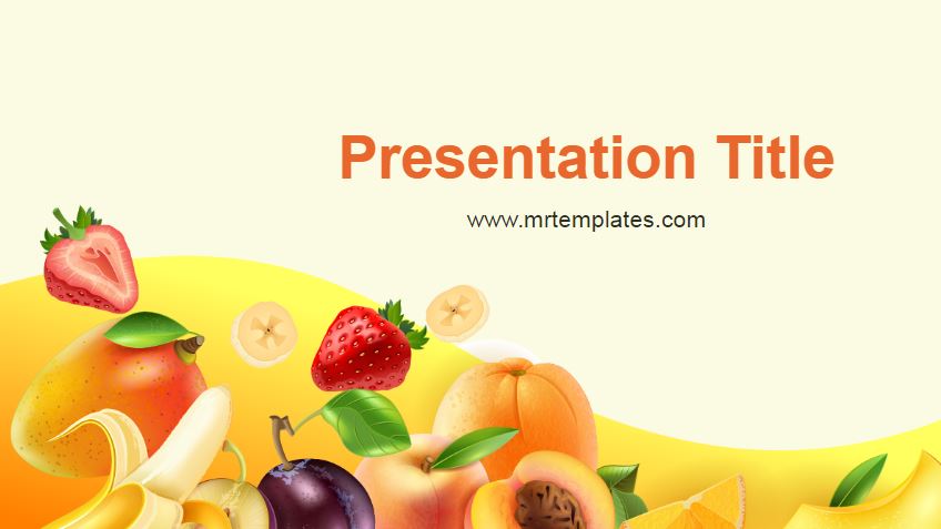Fruit PowerPoint Template