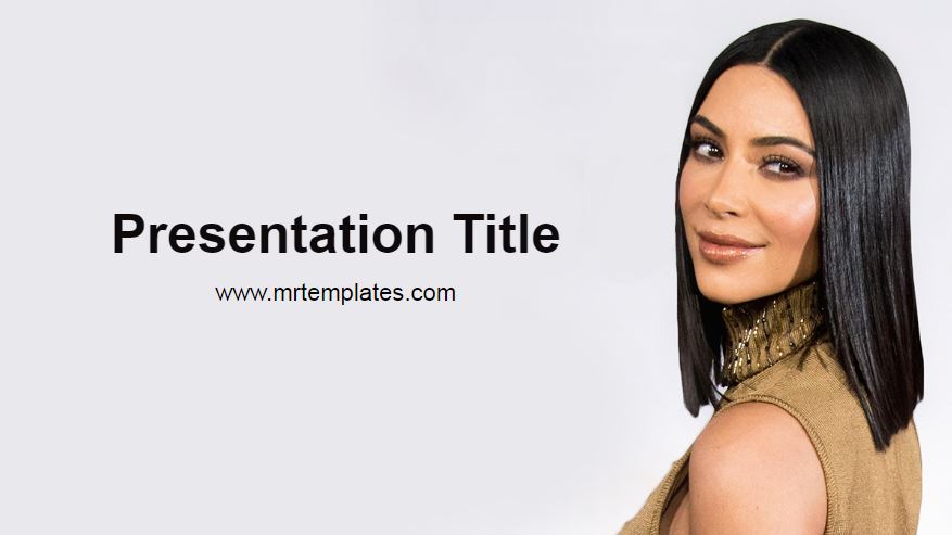 Kim Kardashian PPT Template