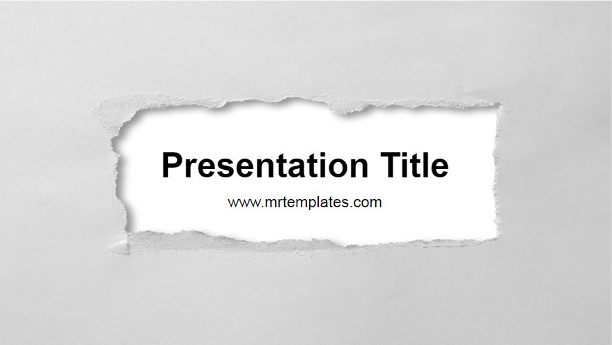 Paper PPT Template