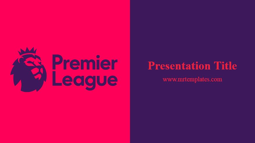 Premier League PPT Template