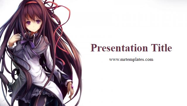 Anime PowerPoint Template - GraphicXtreme