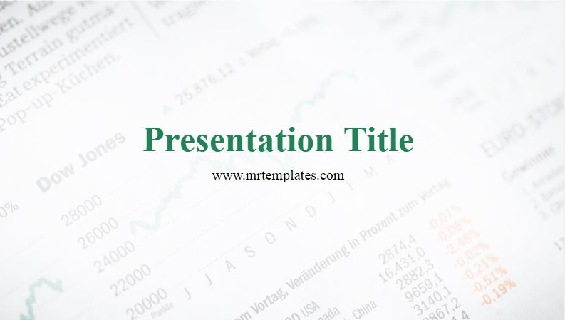 Stock Market PPT Template