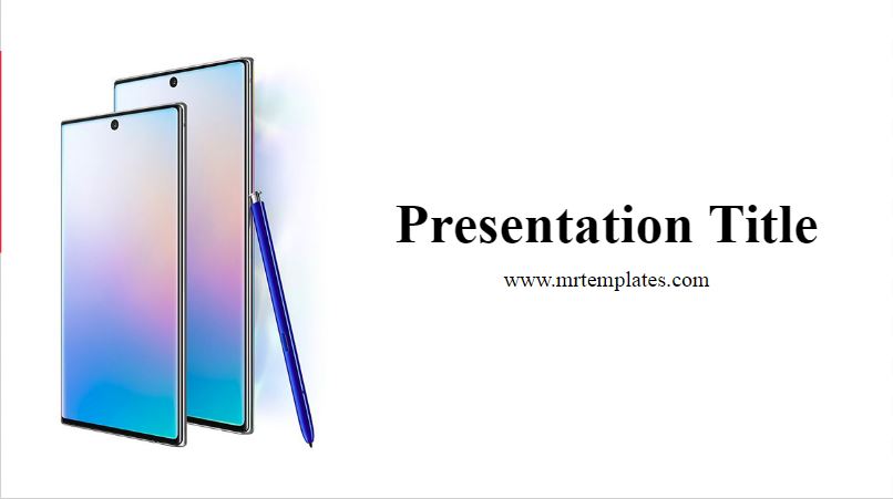 Galaxy Note10 PPT Template