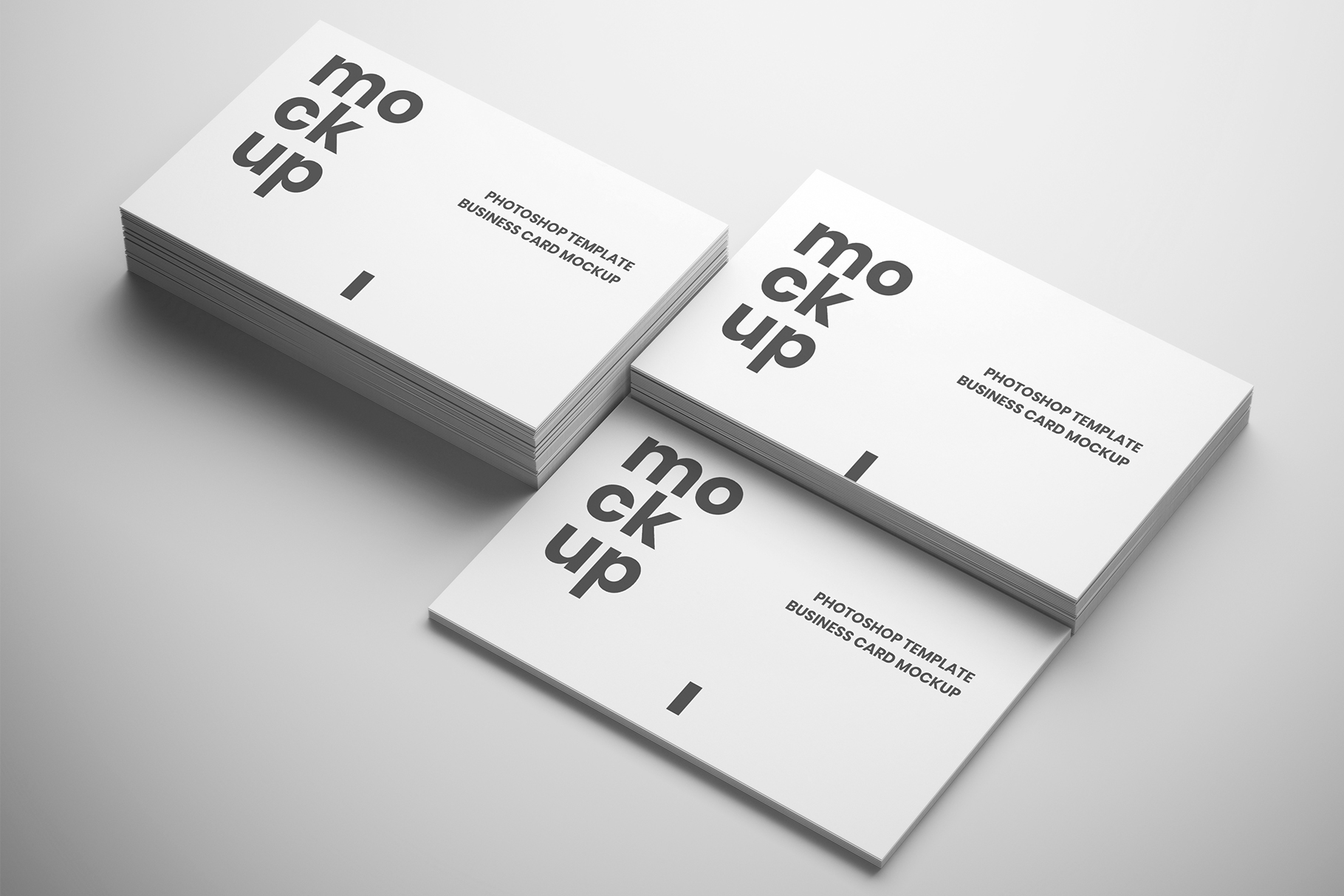 3 in 1 Business Card Mockups