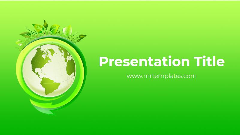 Green World PPT Template