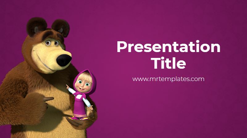 Masha and the Bear PPT Template
