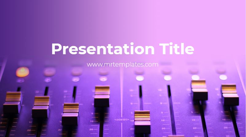 Sound PowerPoint Template