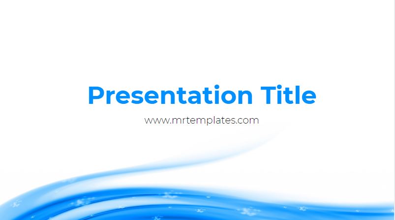 White and Blue PPT Template