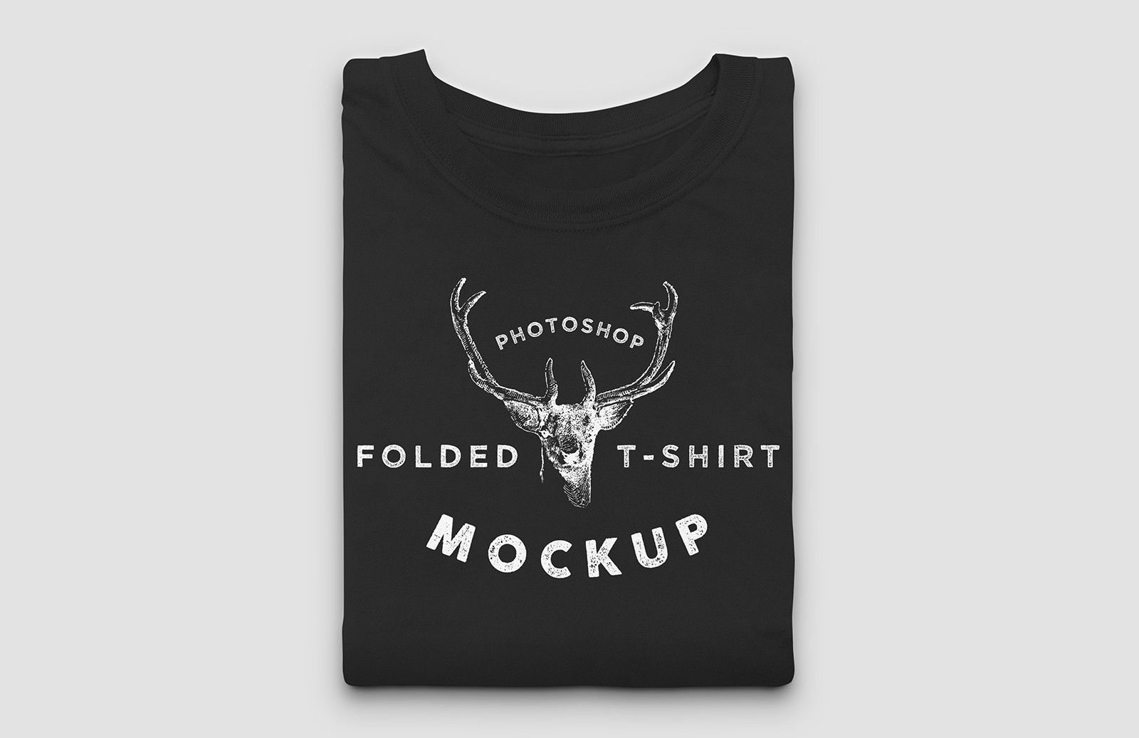 Folded Regular Fit T-Shirt Mockup