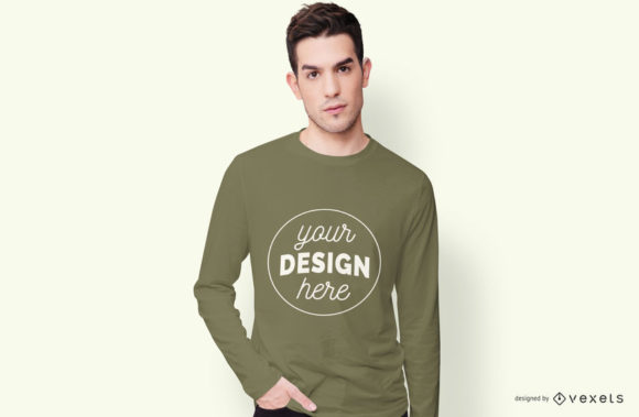 Long Sleeve T Shirt Mockup – The Complete Collection - GraphicXtreme